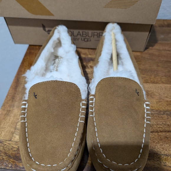 Koolaburra by UGG - Women's Lezly Slippers Loafers - Chestnut Brown - sz 8,7,6 - Picture 2 of 7